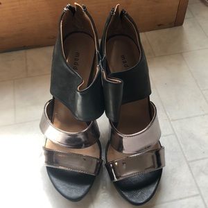 Black and Gold, Madden Girl heels.